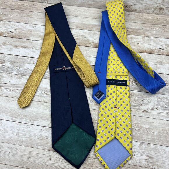Tommy Hilfiger Men's 100% Silk Designer Neck Ties Lot of 13 - Picture 12 of 16